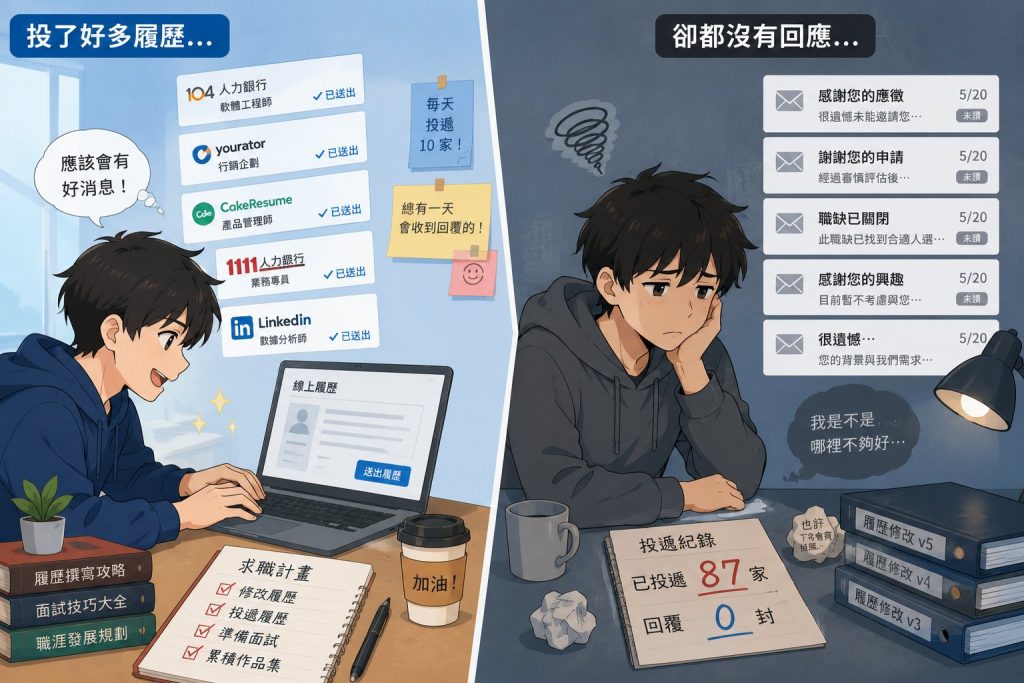 打工機會這麼多，為什麼一直投履歷卻沒下文？5 個常見問題，多數大學生都遇過！