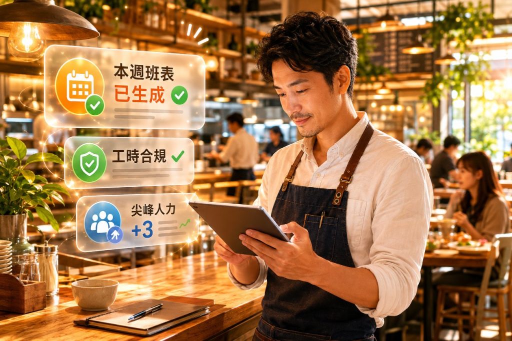餐廳導入 AI 排班系統前，老闆一定要先想清楚的 5 件事