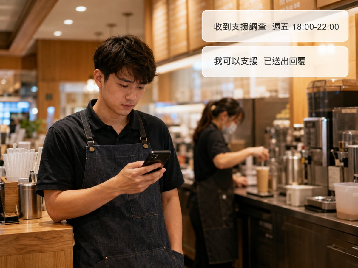 如何用排班系統處理尖峰缺人、跨店支援與兼職班表？