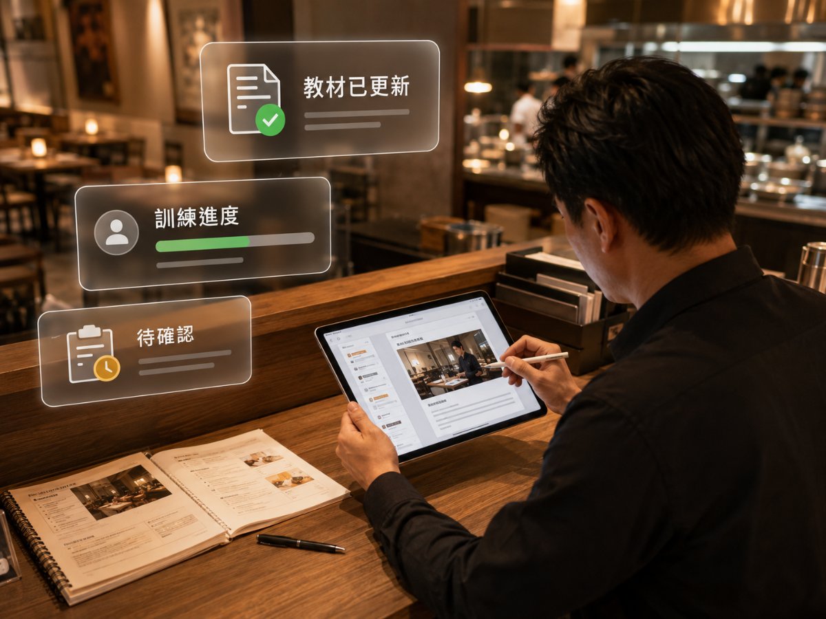 餐飲導入AI工具：教育訓練才是容易被低估的導入成本